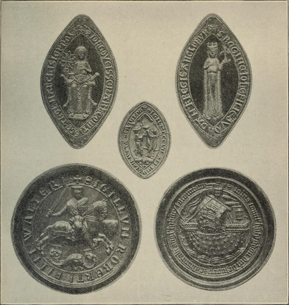 An illustration from A guide to the Mediaeval Room and to the specimens of mediaeval and later times in the gold ornament room : with fourteen plates and a hundred and ninety-four illustrations, 1907, leaf 230