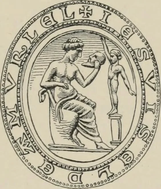 An illustration from A guide to the Mediaeval Room and to the specimens of mediaeval and later times in the gold ornament room : with fourteen plates and a hundred and ninety-four illustrations, 1907, leaf 234