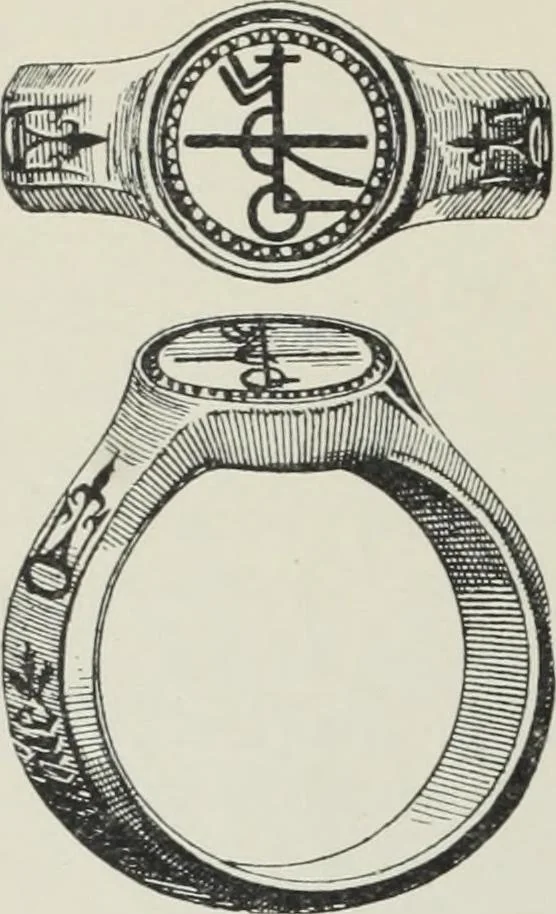 An illustration from A guide to the Mediaeval Room and to the specimens of mediaeval and later times in the gold ornament room : with fourteen plates and a hundred and ninety-four illustrations, 1907, leaf 239