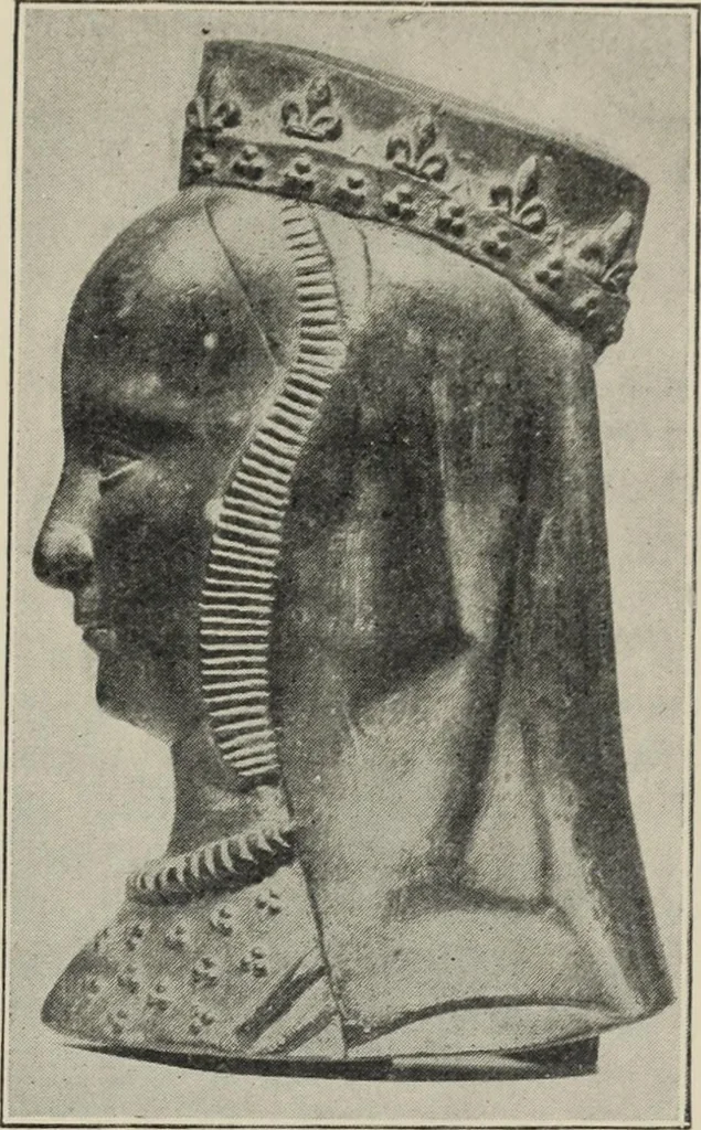 An illustration from A guide to the Mediaeval Room and to the specimens of mediaeval and later times in the gold ornament room : with fourteen plates and a hundred and ninety-four illustrations, 1907, leaf 250