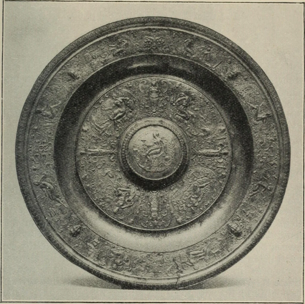 An illustration from A guide to the Mediaeval Room and to the specimens of mediaeval and later times in the gold ornament room : with fourteen plates and a hundred and ninety-four illustrations, 1907, leaf 272