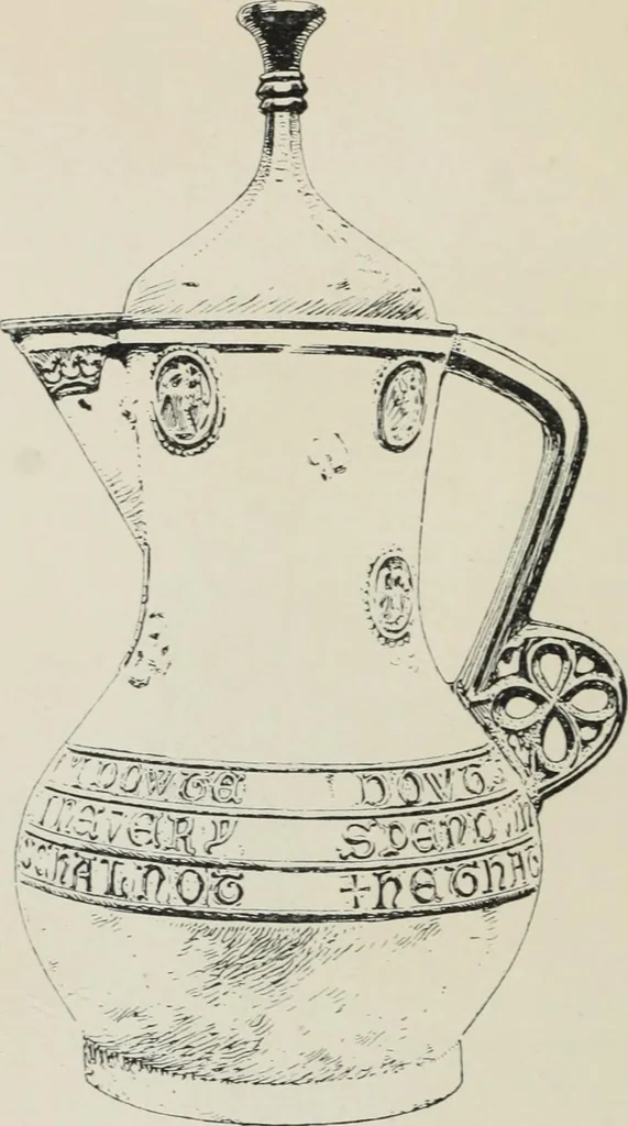 An illustration from A guide to the Mediaeval Room and to the specimens of mediaeval and later times in the gold ornament room : with fourteen plates and a hundred and ninety-four illustrations, 1907, leaf 309