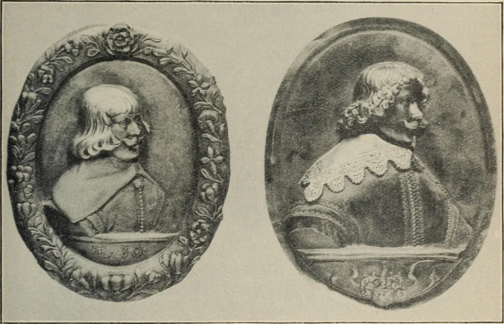 An illustration from A guide to the Mediaeval Room and to the specimens of mediaeval and later times in the gold ornament room : with fourteen plates and a hundred and ninety-four illustrations, 1907, leaf 34