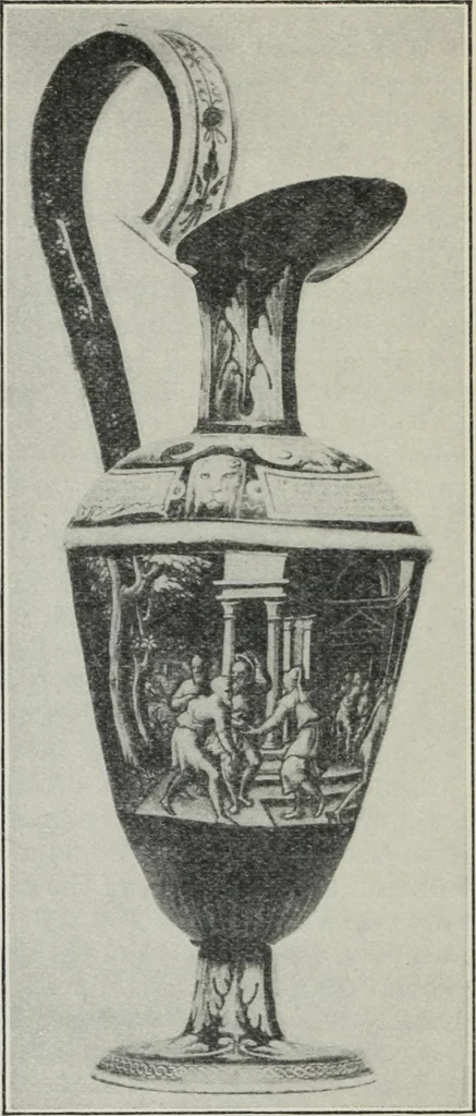 An illustration from A guide to the Mediaeval Room and to the specimens of mediaeval and later times in the gold ornament room : with fourteen plates and a hundred and ninety-four illustrations, 1907, leaf 39