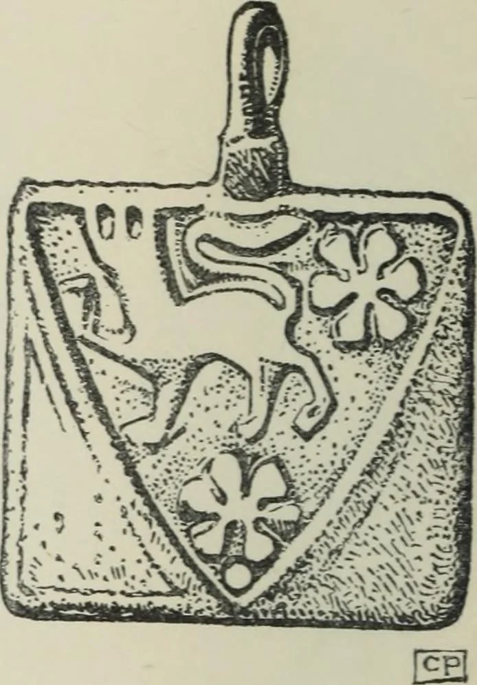 An illustration from A guide to the Mediaeval Room and to the specimens of mediaeval and later times in the gold ornament room : with fourteen plates and a hundred and ninety-four illustrations, 1907, leaf 41