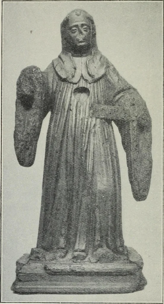 An illustration from A guide to the Mediaeval Room and to the specimens of mediaeval and later times in the gold ornament room : with fourteen plates and a hundred and ninety-four illustrations, 1907, leaf 51