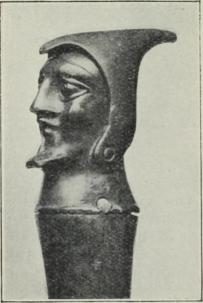 An illustration from A guide to the Mediaeval Room and to the specimens of mediaeval and later times in the gold ornament room : with fourteen plates and a hundred and ninety-four illustrations, 1907, leaf 63