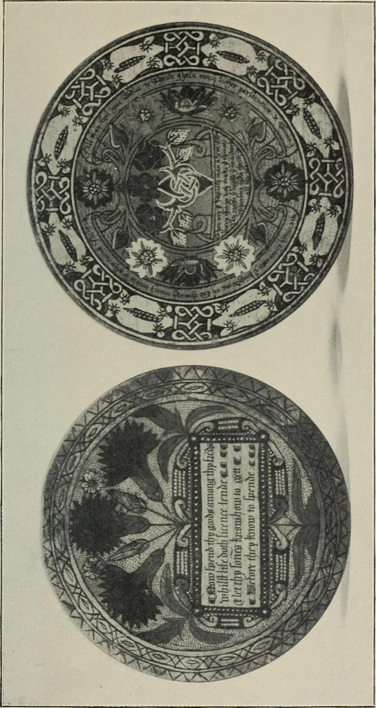 An illustration from A guide to the Mediaeval Room and to the specimens of mediaeval and later times in the gold ornament room : with fourteen plates and a hundred and ninety-four illustrations, 1907, leaf 64