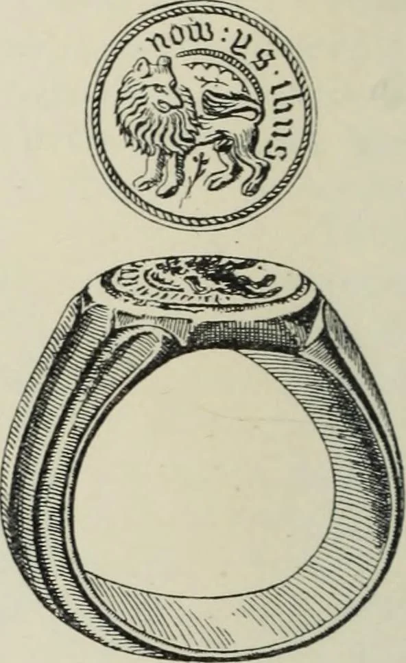 An illustration from A guide to the Mediaeval Room and to the specimens of mediaeval and later times in the gold ornament room : with fourteen plates and a hundred and ninety-four illustrations, 1907, leaf 71
