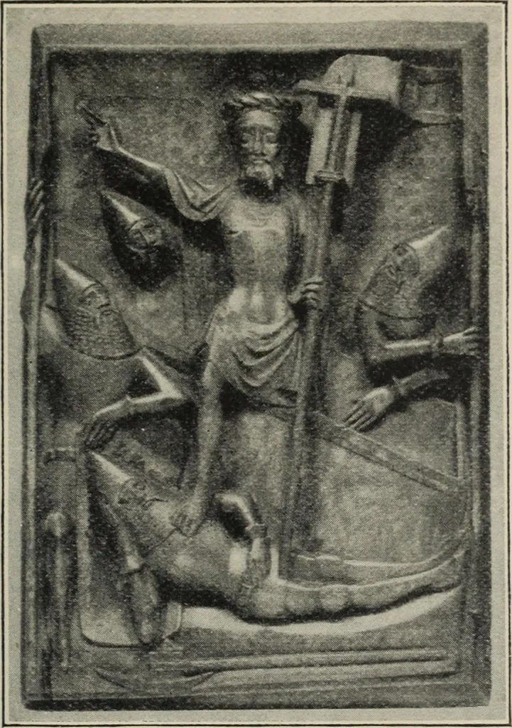 An illustration from A guide to the Mediaeval Room and to the specimens of mediaeval and later times in the gold ornament room : with fourteen plates and a hundred and ninety-four illustrations, 1907, leaf 78