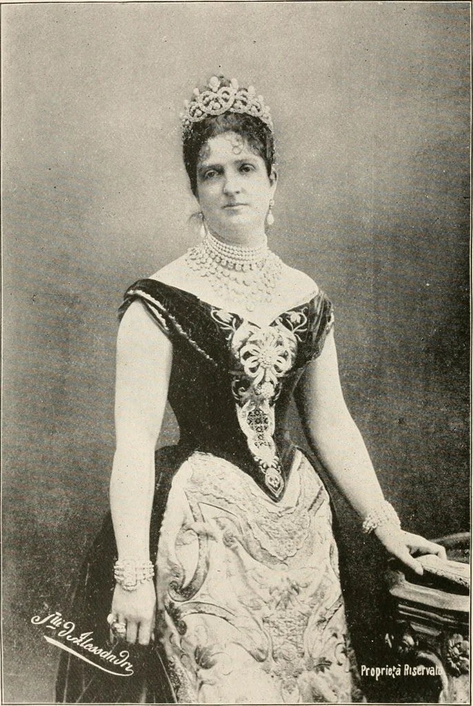 An illustration from A guide to old and new lace in Italy [microform] : exhibited at Chicago in 1893, 1893, leaf 12