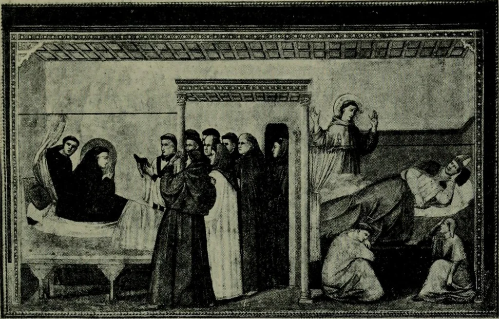 An illustration from A guide to the paintings in the churches and minor museums of Florence; a critical catalogue, with quotations from Vasari, 1908, leaf 113