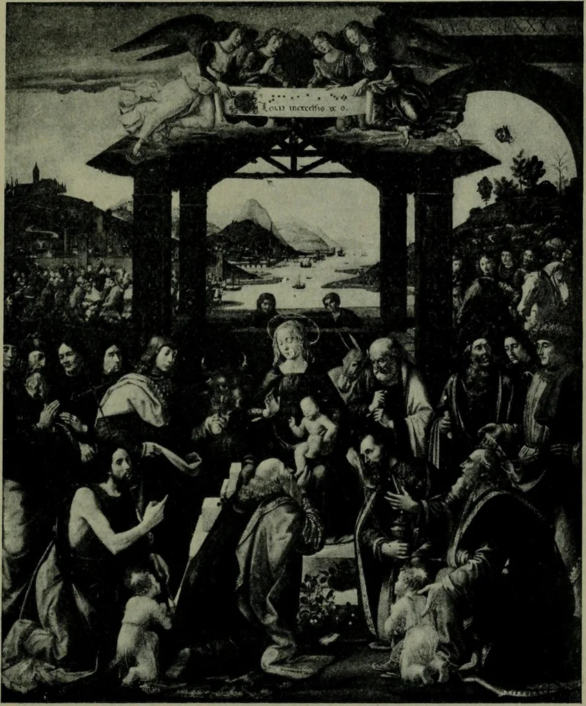 An illustration from A guide to the paintings in the churches and minor museums of Florence; a critical catalogue, with quotations from Vasari, 1908, leaf 147