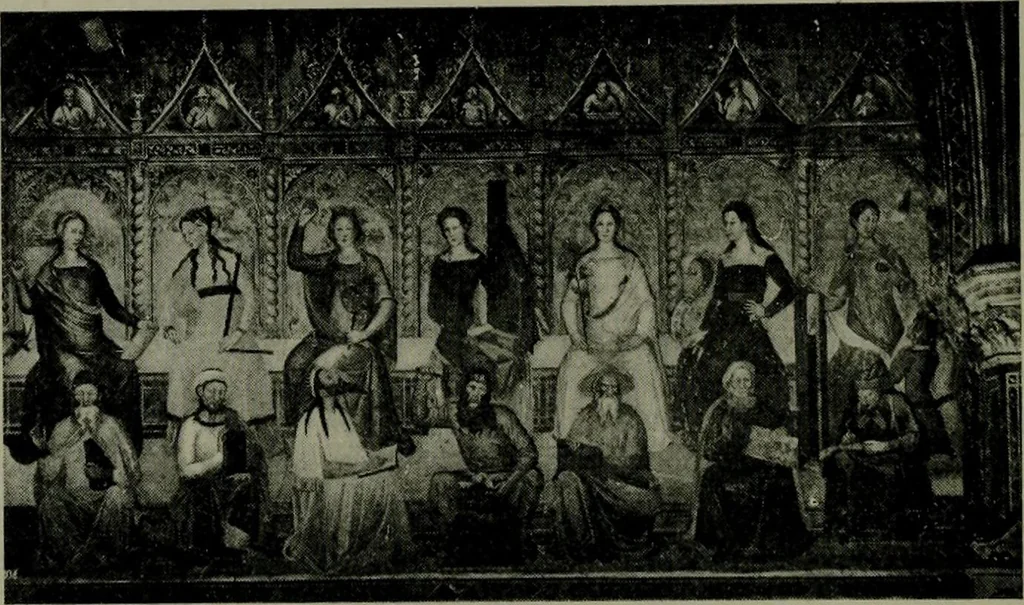 An illustration from A guide to the paintings in the churches and minor museums of Florence; a critical catalogue, with quotations from Vasari, 1908, leaf 212