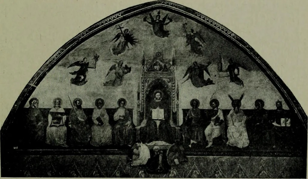 An illustration from A guide to the paintings in the churches and minor museums of Florence; a critical catalogue, with quotations from Vasari, 1908, leaf 213