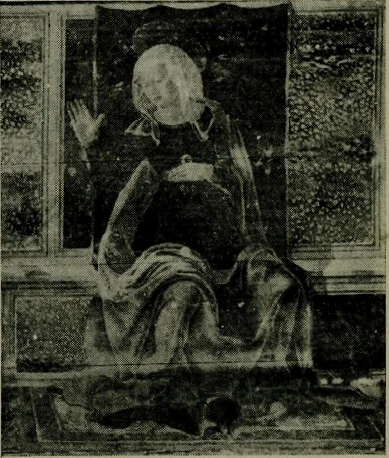 An illustration from A guide to the paintings in the churches and minor museums of Florence; a critical catalogue, with quotations from Vasari, 1908, leaf 220
