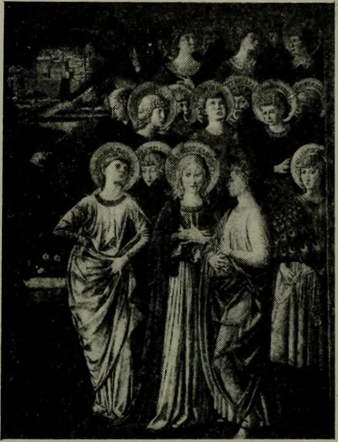 An illustration from A guide to the paintings in the churches and minor museums of Florence; a critical catalogue, with quotations from Vasari, 1908, leaf 256