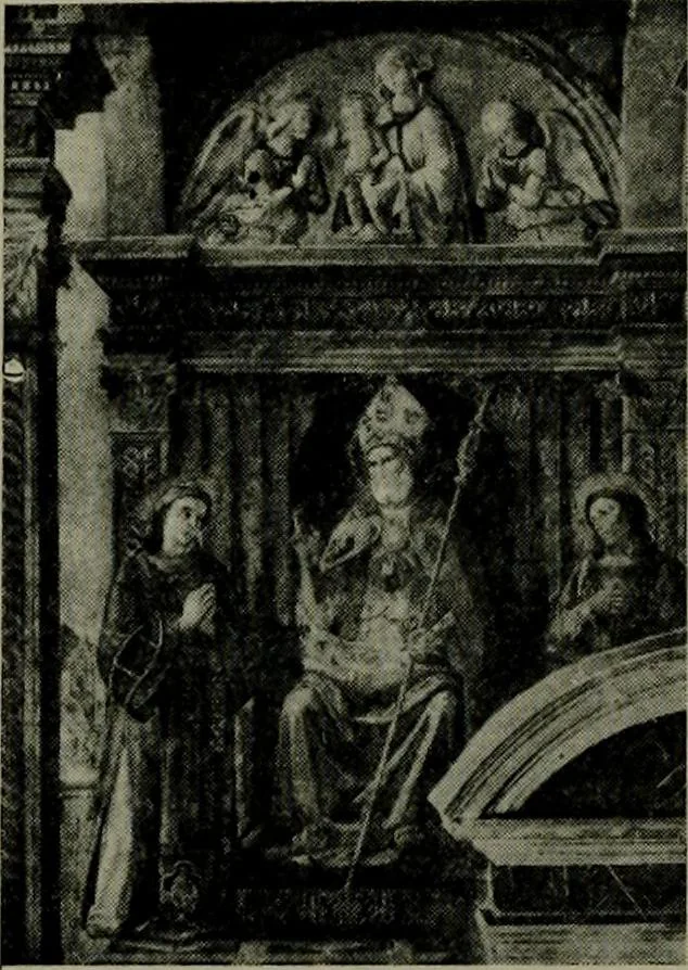 An illustration from A guide to the paintings in the churches and minor museums of Florence; a critical catalogue, with quotations from Vasari, 1908, leaf 288