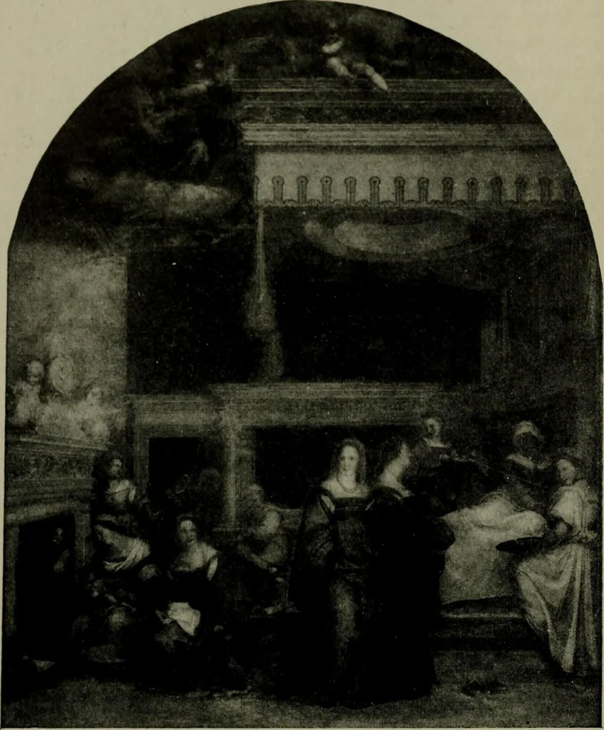 An illustration from A guide to the paintings in the churches and minor museums of Florence; a critical catalogue, with quotations from Vasari, 1908, leaf 30