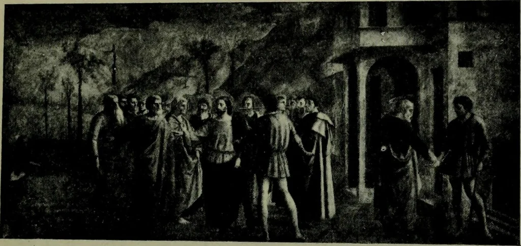 An illustration from A guide to the paintings in the churches and minor museums of Florence; a critical catalogue, with quotations from Vasari, 1908, leaf 83