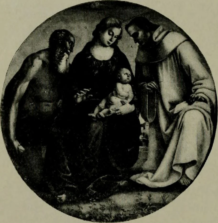 An illustration from A guide to the paintings in the churches and minor museums of Florence; a critical catalogue, with quotations from Vasari, 1908, leaf 98