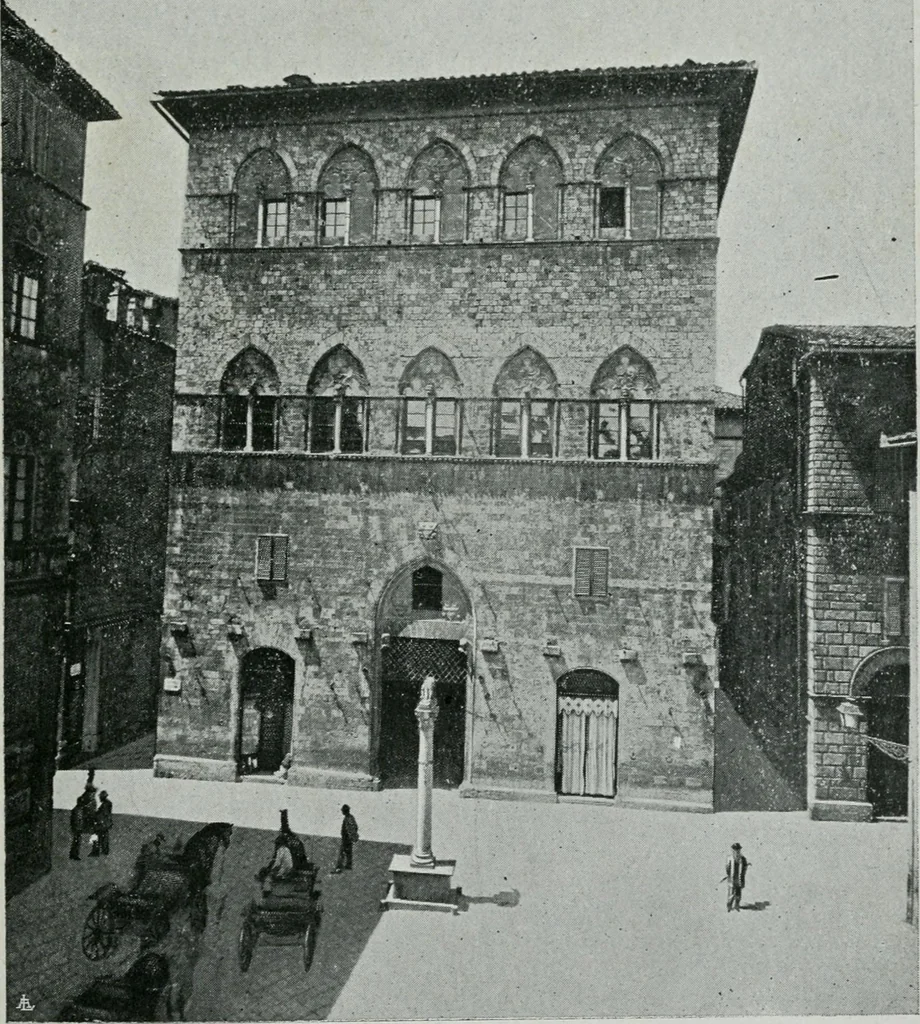 An illustration from Guide to Siena : history and art, 1905, leaf 92