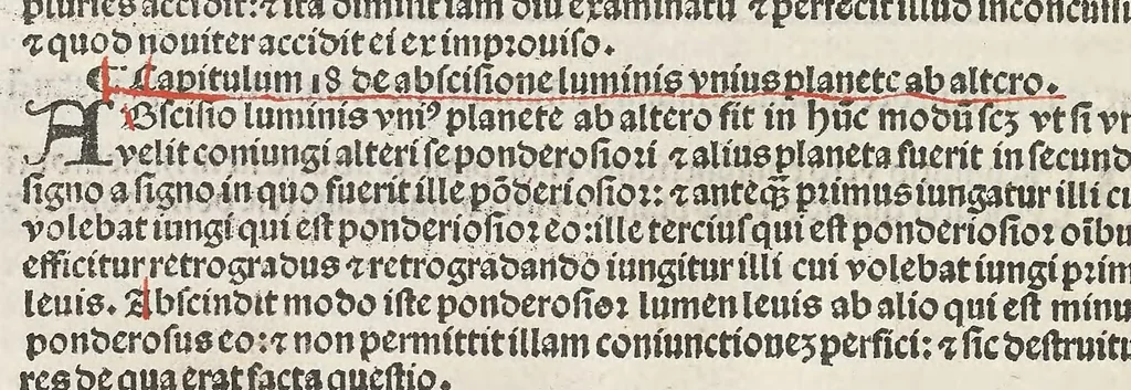 An illustration from Guido Bonatus de Forlinio decem continens tractatus astronomie, leaf 142