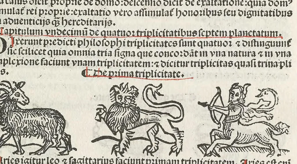 An illustration from Guido Bonatus de Forlinio decem continens tractatus astronomie, leaf 37