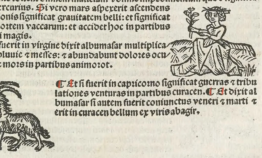 An illustration from Guido Bonatus de Forlinio decem continens tractatus astronomie, leaf 561