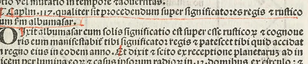 An illustration from Guido Bonatus de Forlinio decem continens tractatus astronomie, leaf 597