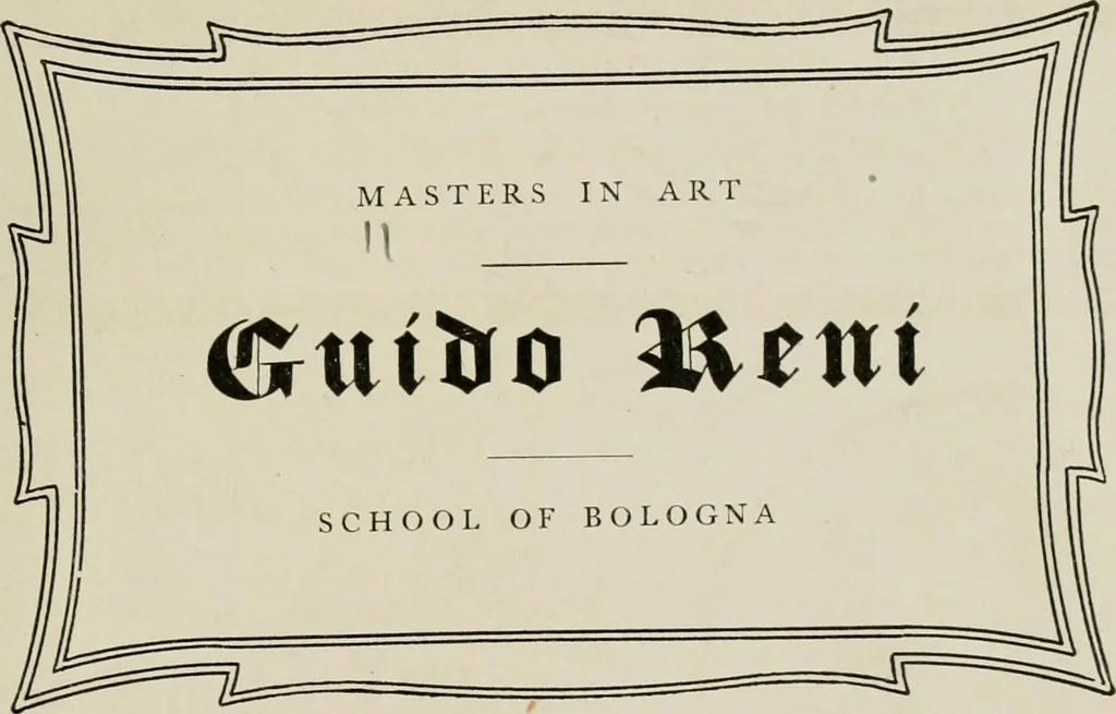 An illustration from Guido Reni, 1903, leaf 8