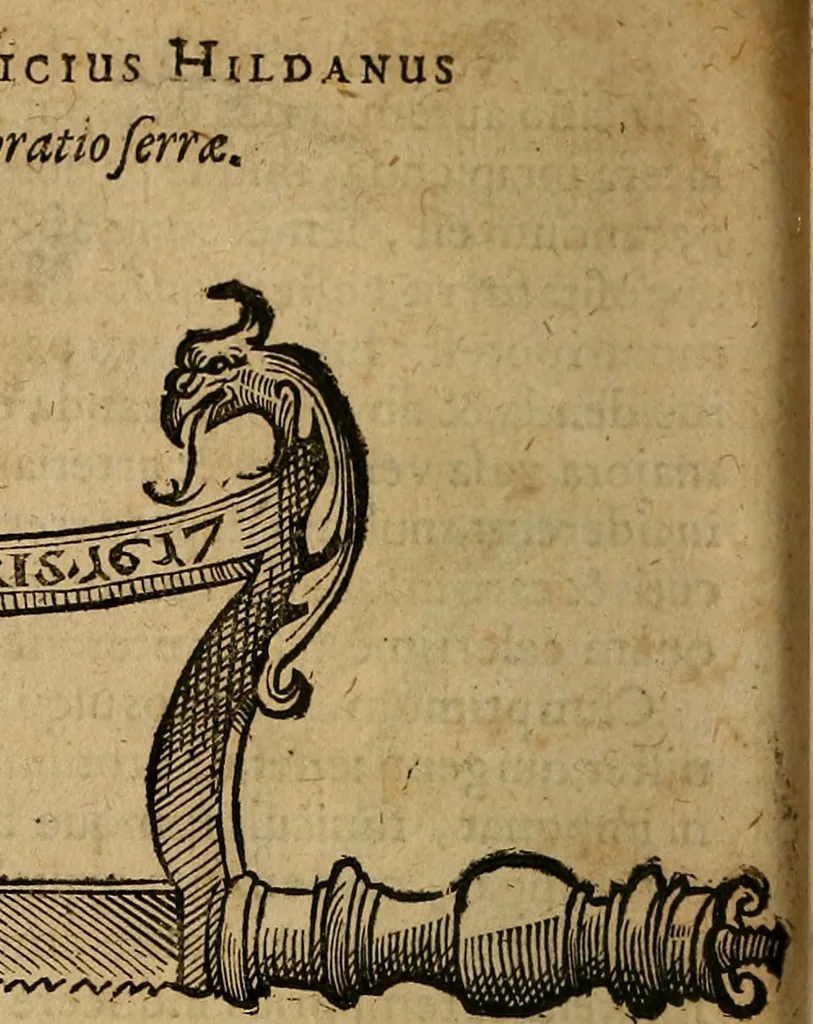 An illustration from Guilhelmi FabricI Hildani inclytae reipublicae Bernensis Helvet. medico-chirurgi ordinarii De gangraena et sphacelo, tractatus methodicus : in quo horum morborum differentiae, causae, signa, prognostica, ac denique methodica curatio continentur, 1617, leaf 175