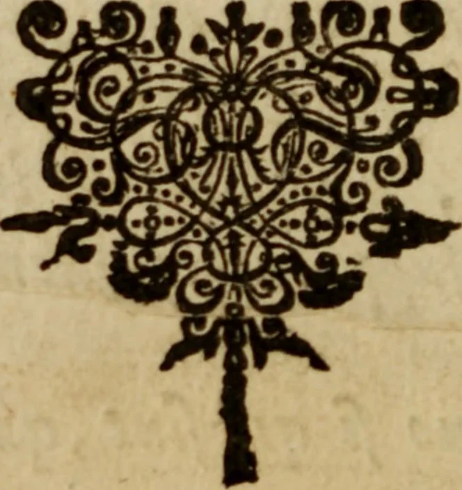 An illustration from Guiliel Amesii Medulla theologica, 1656, leaf 17