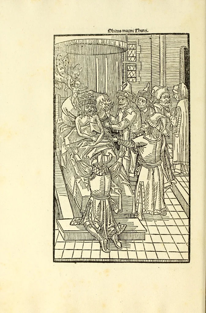 An illustration from Guillelmi Caonrsin [sic] Rhodiorum vicecancellarij: obsidionis Rhodie urbis descriptio, leaf 38
