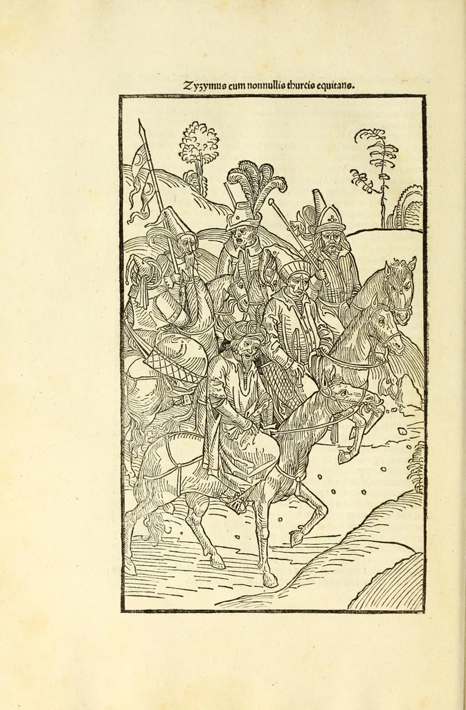 An illustration from Guillelmi Caonrsin [sic] Rhodiorum vicecancellarij: obsidionis Rhodie urbis descriptio, leaf 44