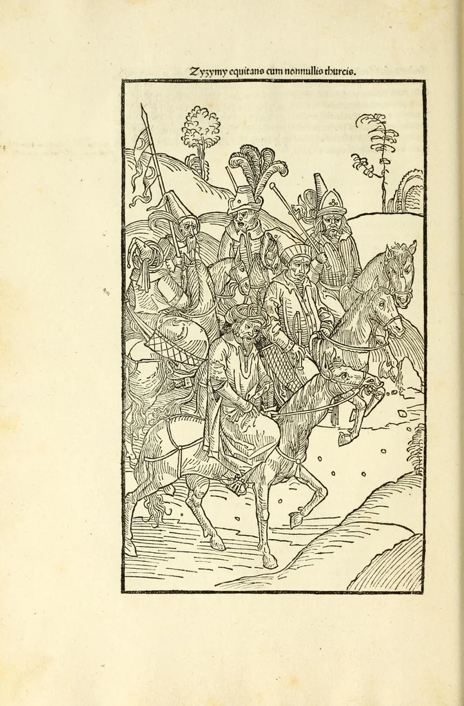 An illustration from Guillelmi Caonrsin [sic] Rhodiorum vicecancellarij: obsidionis Rhodie urbis descriptio, leaf 54