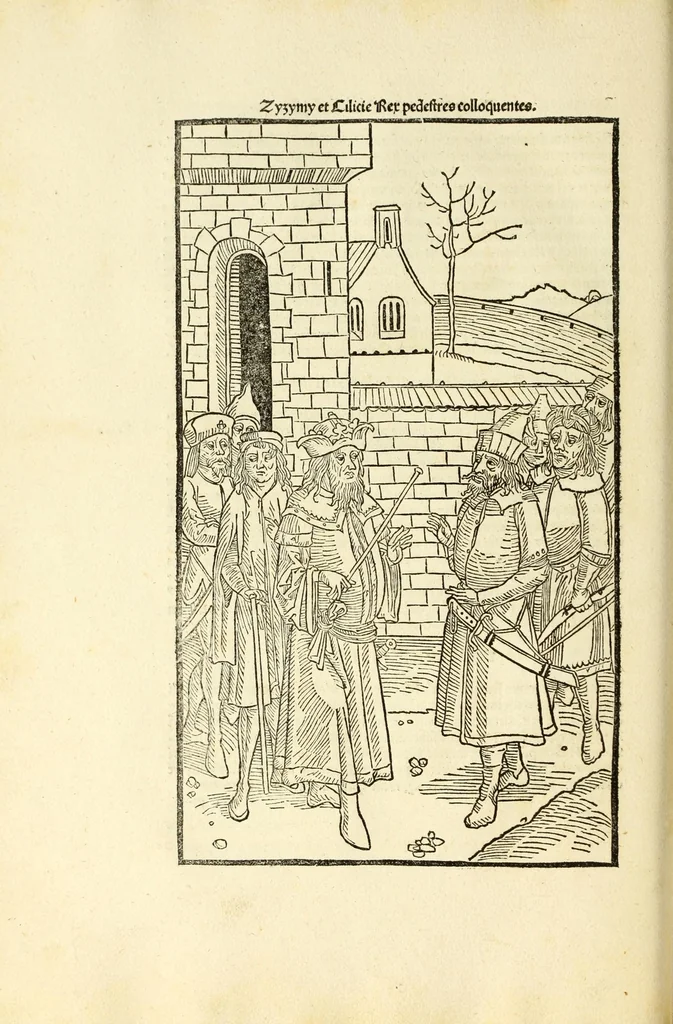 An illustration from Guillelmi Caonrsin [sic] Rhodiorum vicecancellarij: obsidionis Rhodie urbis descriptio, leaf 58
