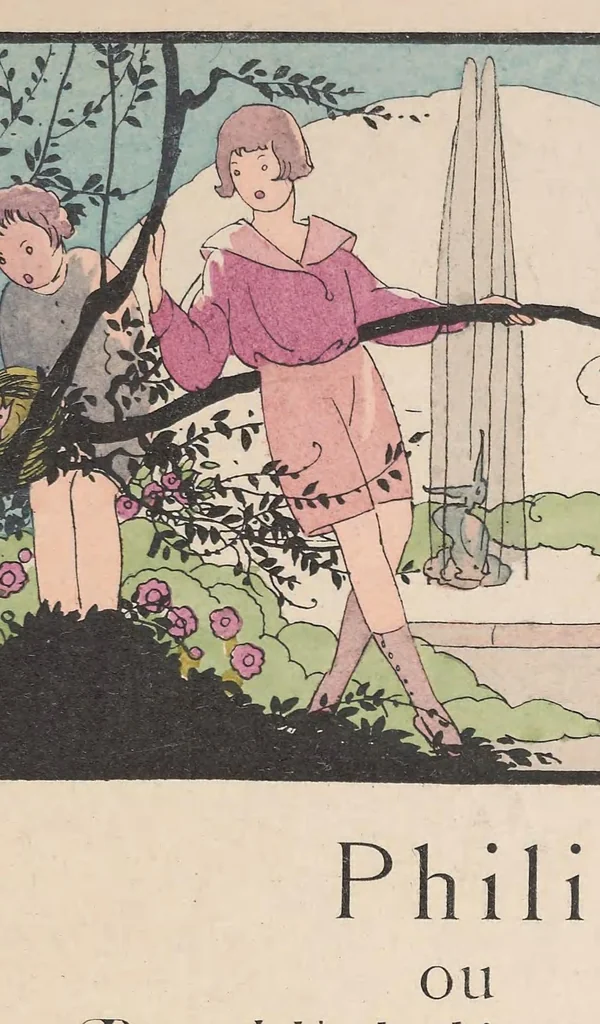An illustration from La guirlande : album mensuel d'art et de littérature, 1919, leaf 75