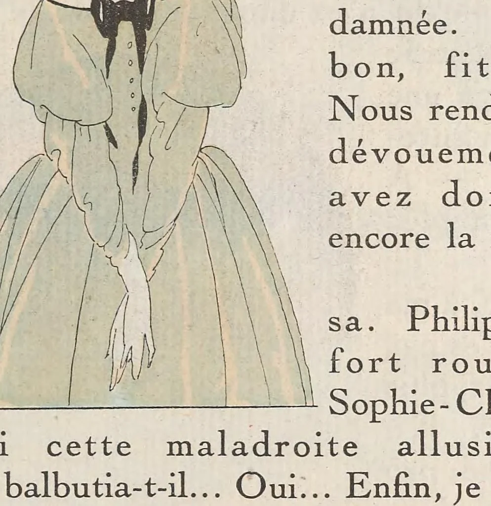 An illustration from La guirlande : album mensuel d'art et de littérature, 1919, leaf 243