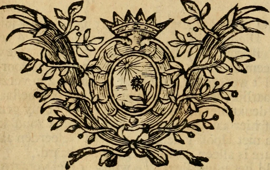 An illustration from Gulden-spiegel, ofte opwekkinge tot christelijke deugden : afgedeelt in twee deelen : waar in vertoond werd de schadelijkheyd der zonden, mitsgaders de goedigheyd en weldaaden Godts over den boetveerdigen, tot leeringe en stigtinge aller christenen toe-gepast : nog is hier by gevoegt Thamars ontschaking, of de verdoolde liefde van Ammon : als mede de vermaakelijke bruylofts-kroon : doorblogten met verscheyde leerzame gedigten, vermaakelijke bruylofts en aandagtige liedekens : voorgesteld op de vier geteyden van den dag, 1763, leaf 9