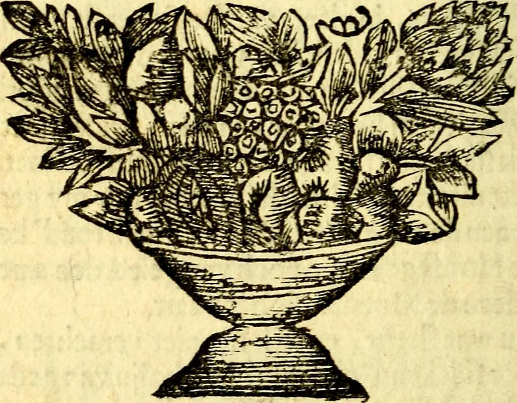An illustration from Gulden-spiegel; ofte, Opweckinge tot christelijke deugden, afgebeeld in twee deelen ... Noch is hier by-gevoeght Thamars ontschaking; of, De verdoolde liefde van Ammon. Als mede de Vermaeckelijcke bruylofts-kroon ... gerijmt door Jacob Coenraeds Mayvogel, 1699, leaf 10