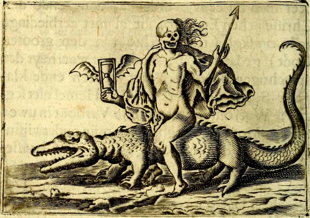 An illustration from Gulden-spiegel; ofte, Opweckinge tot christelijke deugden, afgebeeld in twee deelen ... Noch is hier by-gevoeght Thamars ontschaking; of, De verdoolde liefde van Ammon. Als mede de Vermaeckelijcke bruylofts-kroon ... gerijmt door Jacob Coenraeds Mayvogel, 1699, leaf 78