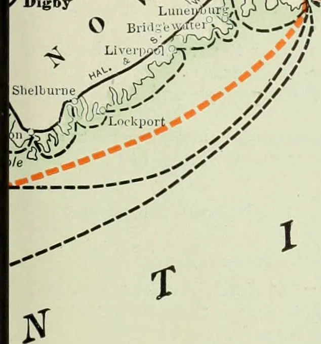 An illustration from Gulf and Lower St. Lawrence ; Halifax, Pictou, Prince Edward Island, Percé, Gaspé, Quebec, Montreal, etc, 1910, leaf 8
