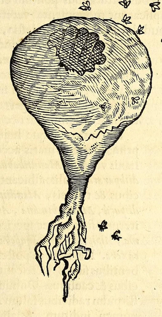 An illustration from Gulielmi Pisonis medici Amstelædamensis De Indiæ utriusque re naturali et medica libri quatuordecim, quorum contenta pagina sequens exhibet, 1658, leaf 141