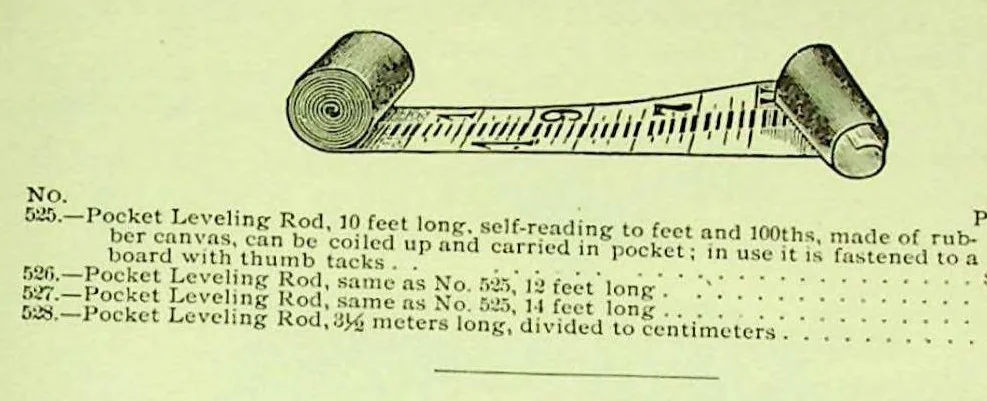 An illustration from Gurley Civil Engineers' and Surveyors' Instruments 1896, 1896, leaf 40