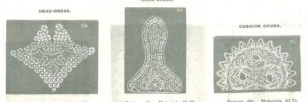 An illustration from Mme. Gurney Lace Patterns 1878, 1878, leaf 10