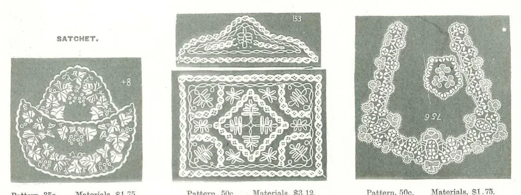 An illustration from Mme. Gurney Lace Patterns 1878, 1878, leaf 11