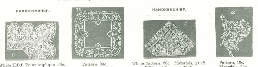 An illustration from Mme. Gurney Lace Patterns 1878, 1878, leaf 11