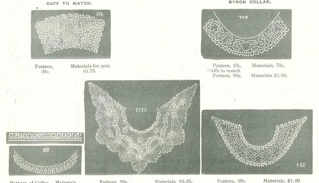 An illustration from Mme. Gurney Lace Patterns 1878, 1878, leaf 5