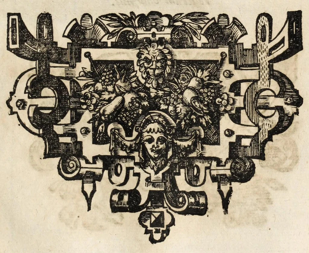 An illustration from Gustavi Seleni Cryptomenytices et cryptographiae libri IX : in quibus & planissima Steganographiae a Johanne Trithemio, abbate Spanheymensi & Herbipolensi, admirandi ingenij viro, magice & aenigmatice olim conscriptae, enodatio traditur : inspersis ubique authoris ac aliorum, non contemnendis inventis, 1624, leaf 211
